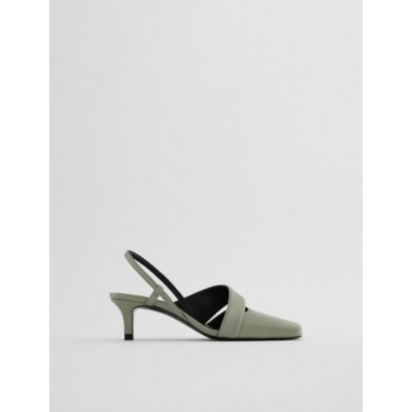 Zara Square Toed Leather Shoes - Picture 2 of 2